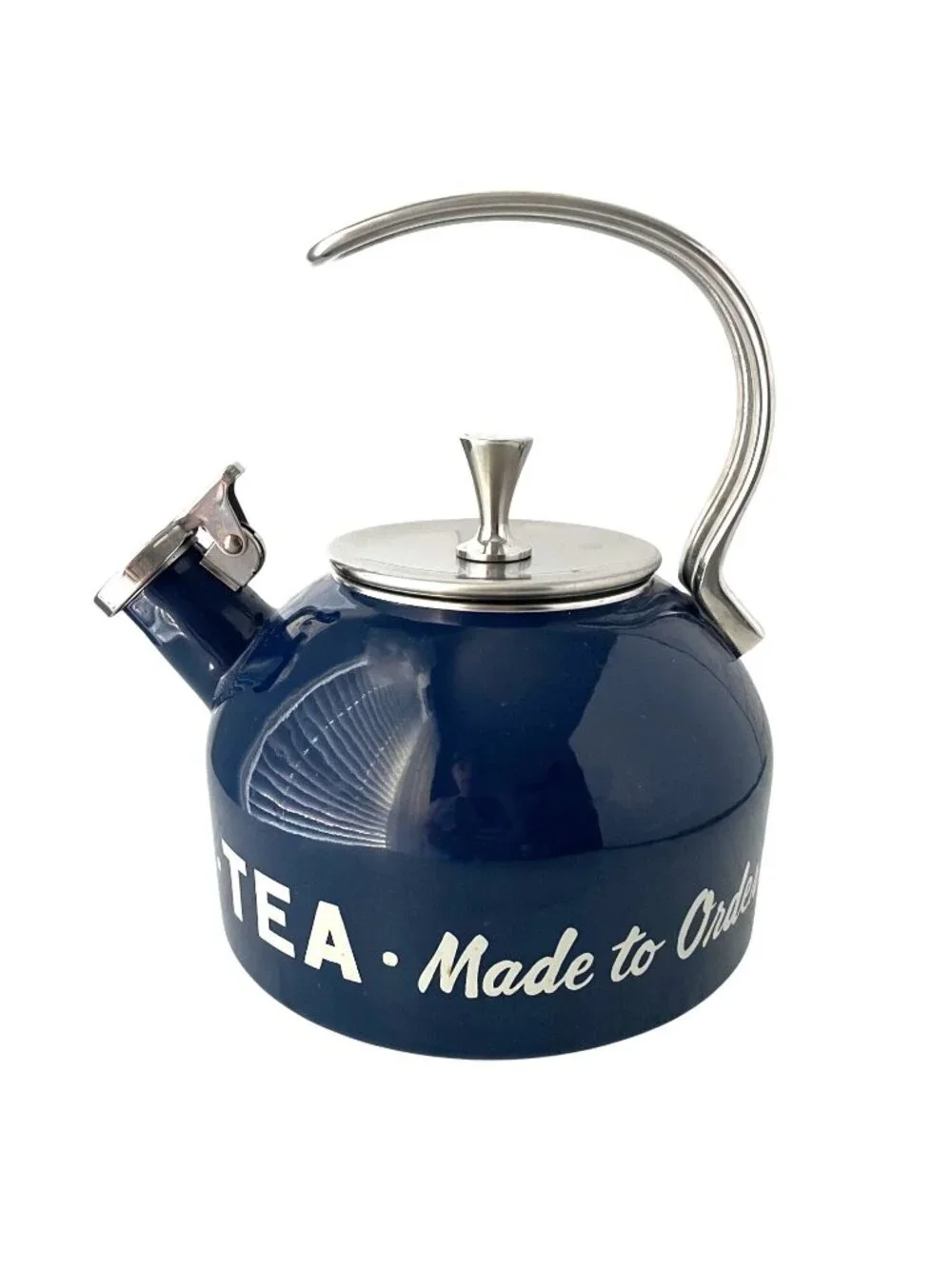 Kate Spade New York Lenox Whistling Tea Kettle All In Good Taste Blue 2.5QT